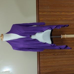 Victor Alfaro Vintage Ruffle Down Cardigan Top S